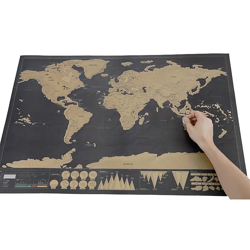🌍 50 % RABATT! Scratch‑Map Reisetagebuch – Kratze deine Reiseerinnerungen frei, sieh welche Teile der Welt du schon entdeckt hast