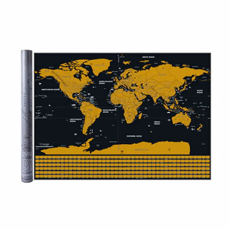 🌍 50 % RABATT! Scratch‑Map Reisetagebuch – Kratze deine Reiseerinnerungen frei, sieh welche Teile der Welt du schon entdeckt hast