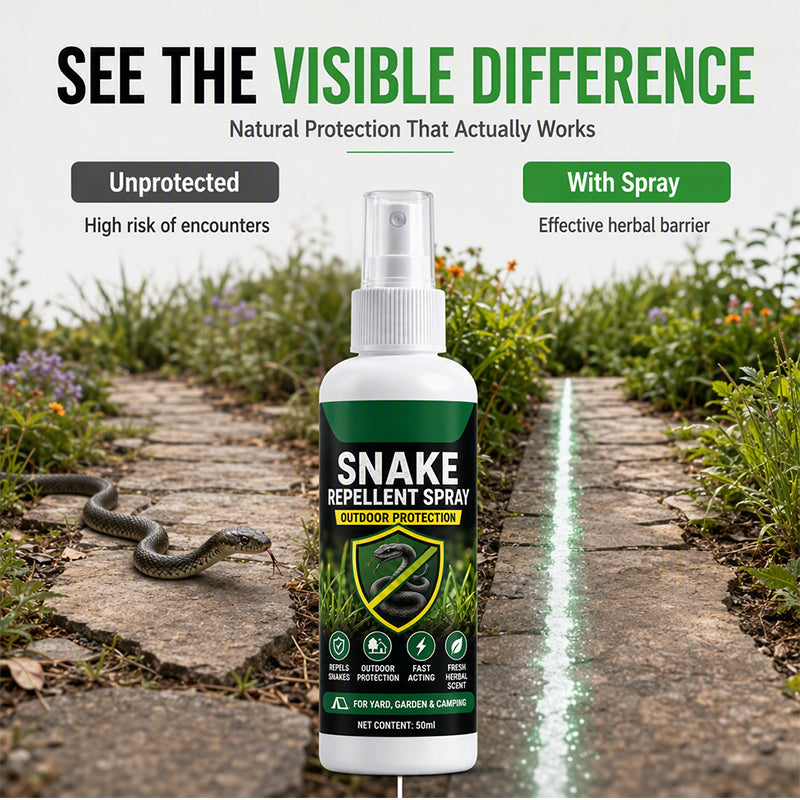 🔥🎁 2+1 GRATIS!!🥳💞 50K+ VERKAUFT! ⚡🐍 Schnellwirkendes Schlangen‑Abwehrspray für den Außenbereich