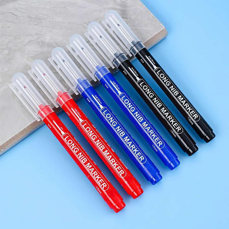 💥 50% Rabatt! ✏️ Präzisions-Markierstifte 5er-Set – 20 mm lange Spitze, ölbasierte Tinte, wasserfest. Für Fliesen, Holz, Bohrpunkte, enge Spalten. 5 Farben 🛡️