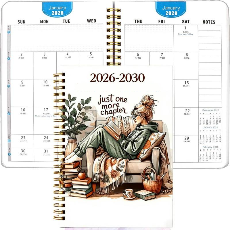 📔 5‑Jahres‑Planungsbuch 2026‑2030｜Tagebuch für Lebens‑, Beruf‑ & Studienplanung, begleitet dich bei Zielerreichung, Fortschrittsdokumentation und Selbstverbesserung