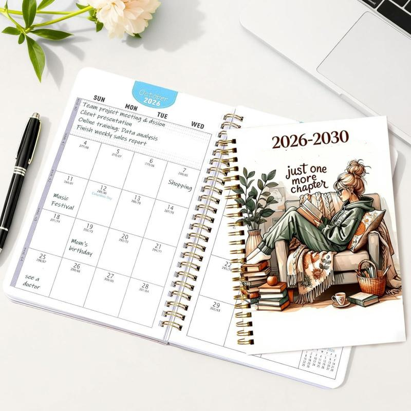 📔 5‑Jahres‑Planungsbuch 2026‑2030｜Tagebuch für Lebens‑, Beruf‑ & Studienplanung, begleitet dich bei Zielerreichung, Fortschrittsdokumentation und Selbstverbesserung
