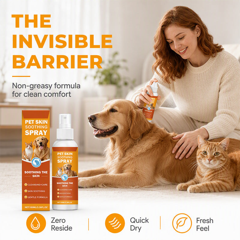 🔥🎁 2+1 GRATIS!!🥳💞 50K+ VERKAUFT! ⚡🏠 Beruhigendes Spray für die Haut von Haustieren