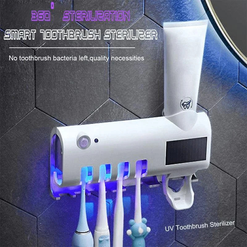 ⏳🔥Nur für kurze Zeit: 50 % Rabatt! ⏰🦷🚿Wandmontierter UV-Zahnbürstendesinfektionsgerät & Halter