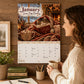 😻50 % RABATT | Wandkalender 2027 „Katzen beim Lesen“ – niedliche Katzen- und Buchmotive, große Schreibfelder, perfektes Geschenk für Katzen- und Buchliebhaber!