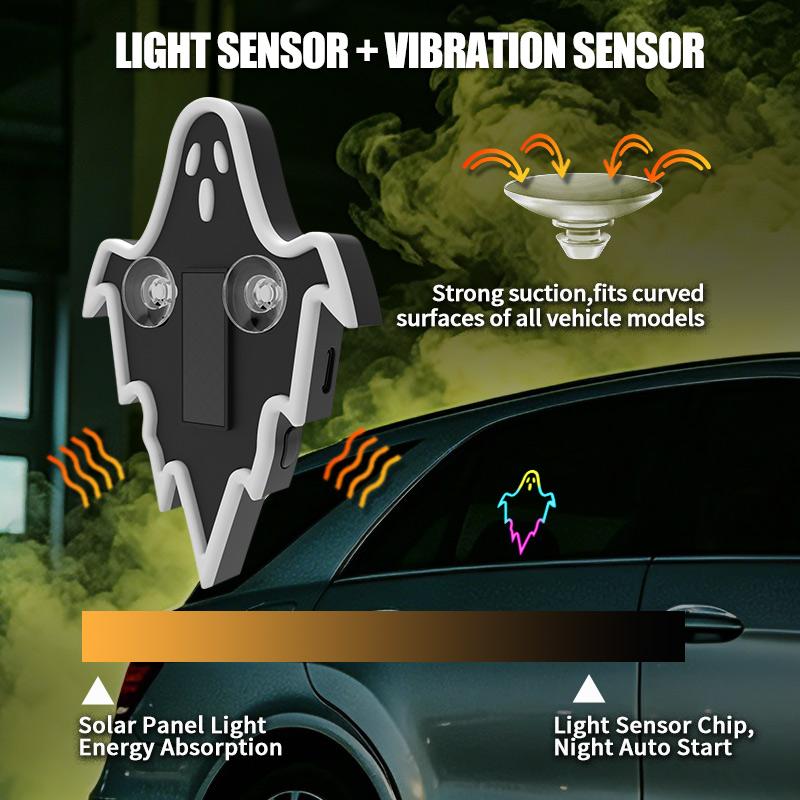 🚗👻 Solar-Auto-Geisterlicht mit intelligentem Bewegungssensor