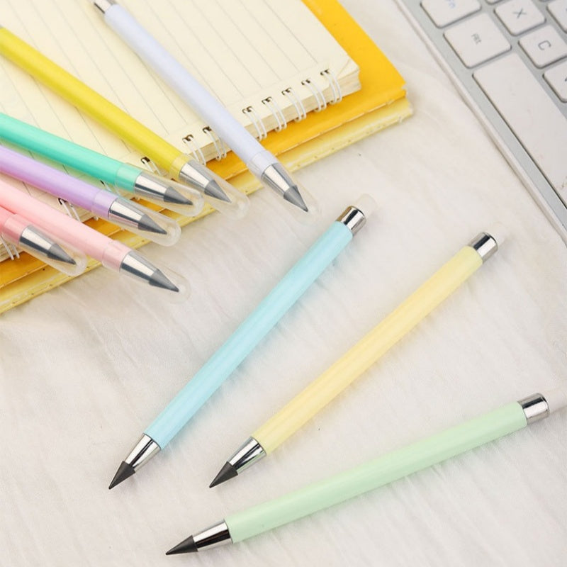✏️ Ewiger Bleistift mit Radiergummi – kein Anspitzen nötig, bruchsicherer Schreibstift für Schule, Zeichnen und den Alltag