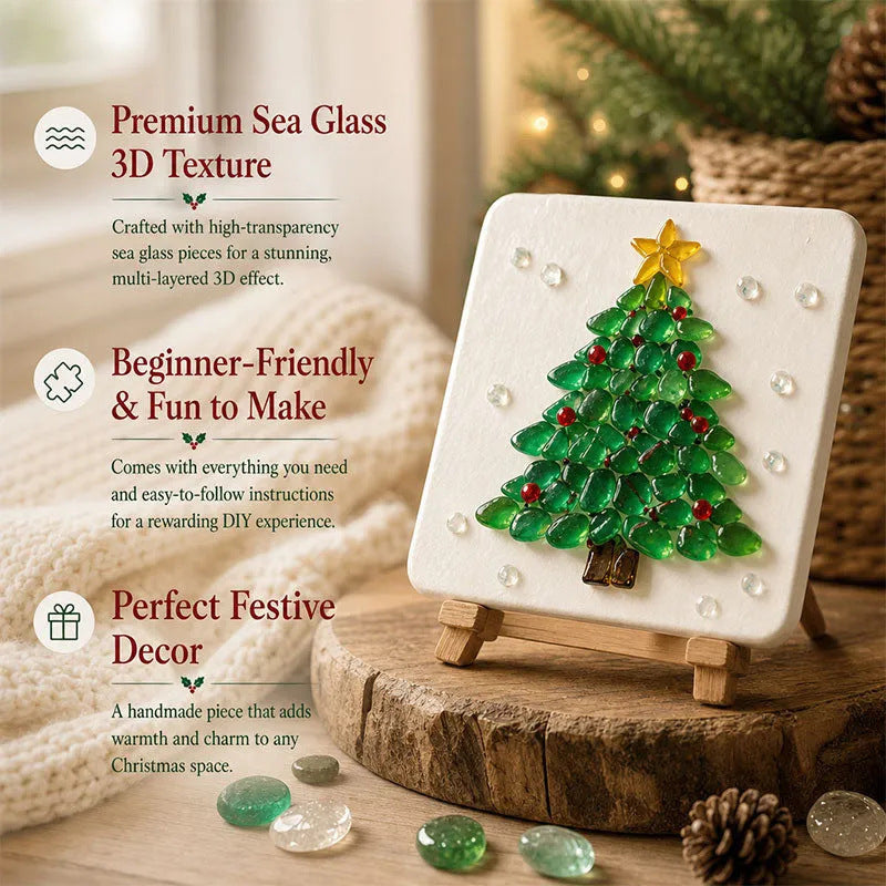 🎁🎄 Weihnachtsmosaik-Bastelset – Gestalte deine eigene funkelnde Weihnachtsdeko ✨