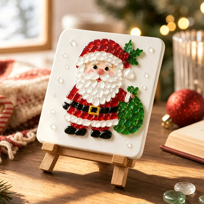 🎁🎄 Weihnachtsmosaik-Bastelset – Gestalte deine eigene funkelnde Weihnachtsdeko ✨