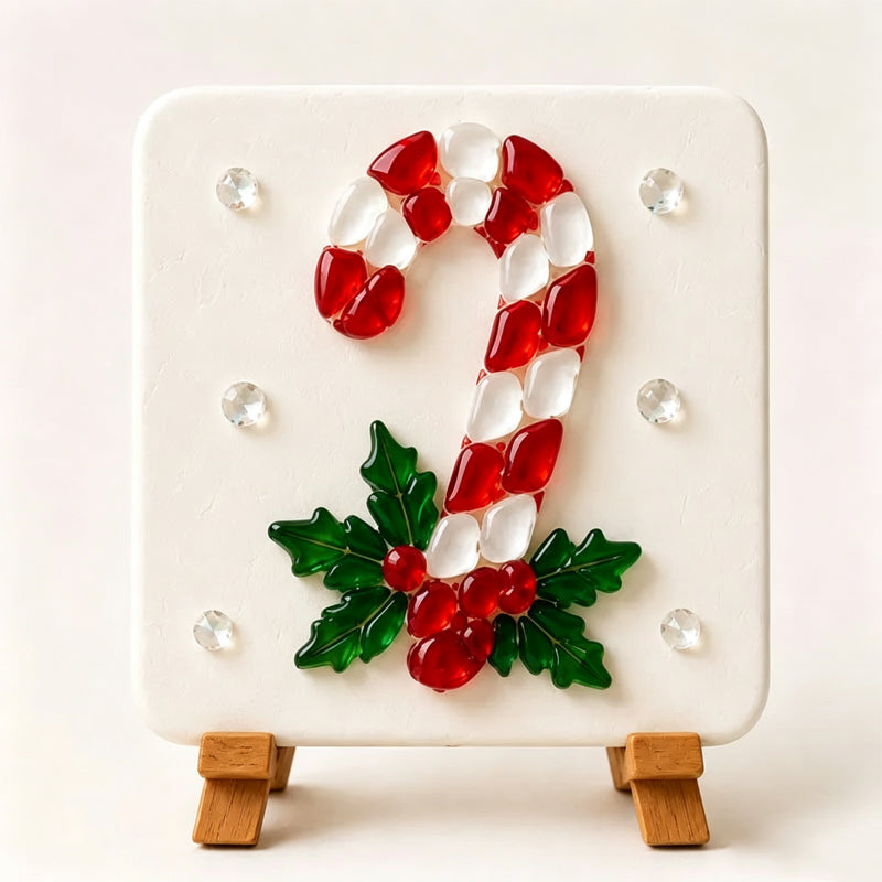🎁🎄 Weihnachtsmosaik-Bastelset – Gestalte deine eigene funkelnde Weihnachtsdeko ✨