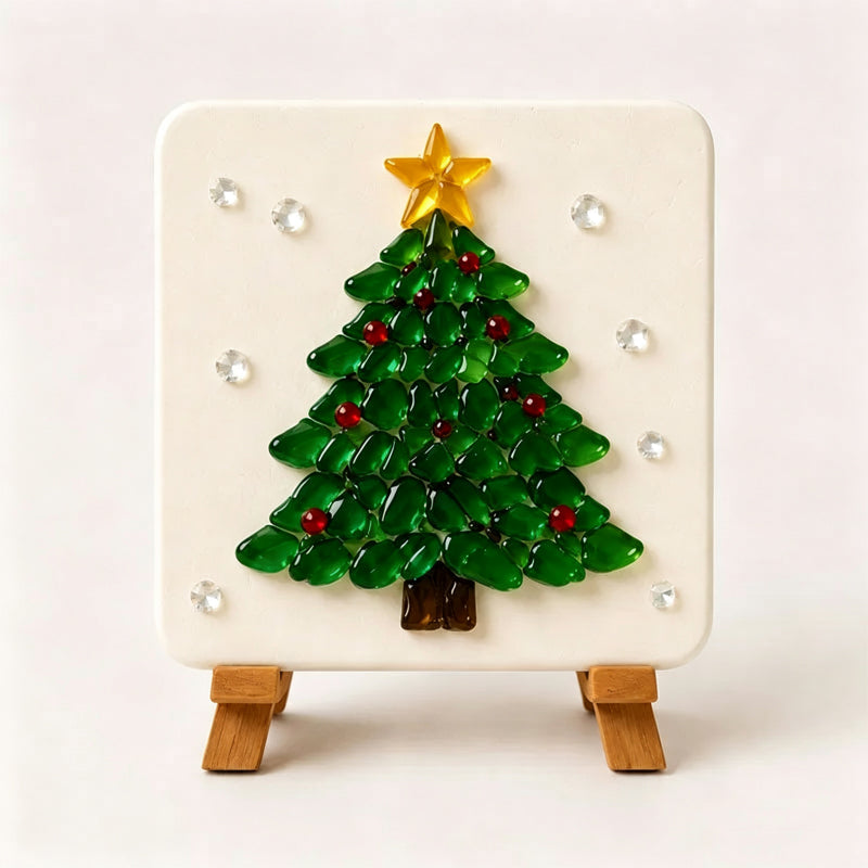 🎁🎄 Weihnachtsmosaik-Bastelset – Gestalte deine eigene funkelnde Weihnachtsdeko ✨