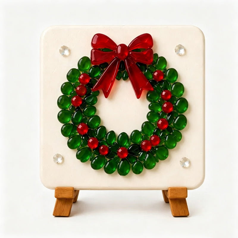 🎁🎄 Weihnachtsmosaik-Bastelset – Gestalte deine eigene funkelnde Weihnachtsdeko ✨