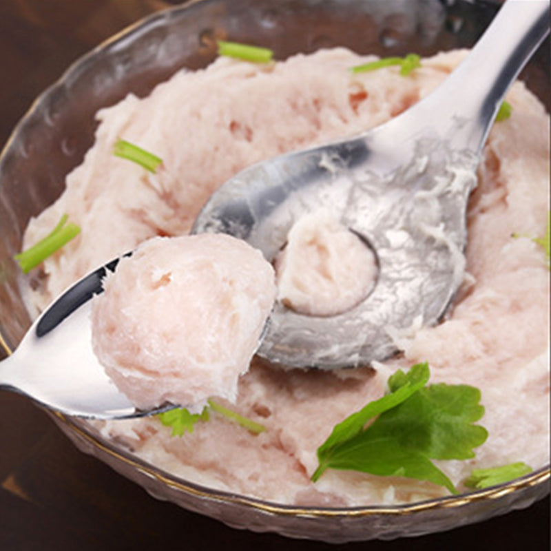 🍢 Fleischbällchen-Löffel aus Edelstahl – Kleckerfrei & einfach in der Handhabung
