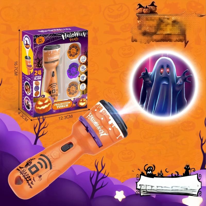 🎃👻 Kinder-Projektions-Taschenlampen-Spielzeug für Weihnachten & Halloween