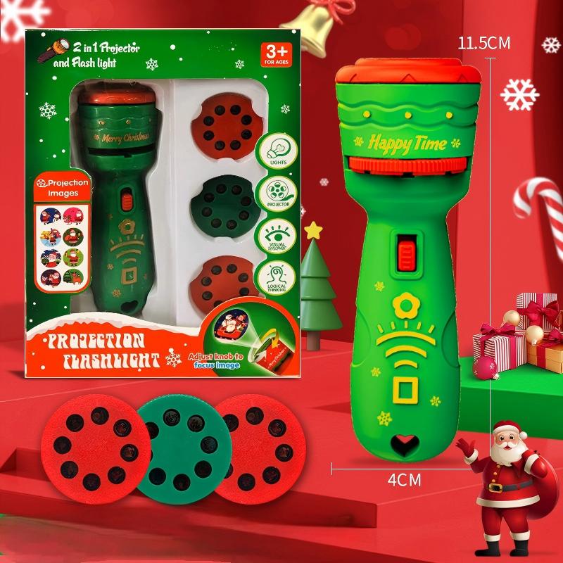 🎃👻 Kinder-Projektions-Taschenlampen-Spielzeug für Weihnachten & Halloween