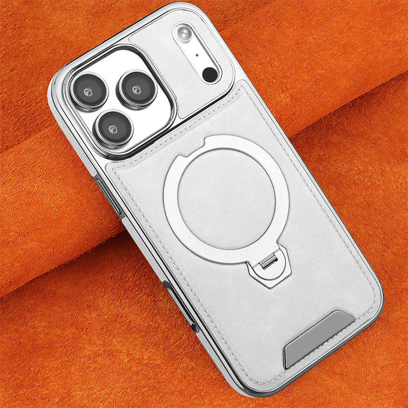 📱 360° magnetische stoßfeste Handyhülle mit drehbarem Ständer, kompatibel mit kabellosem Laden