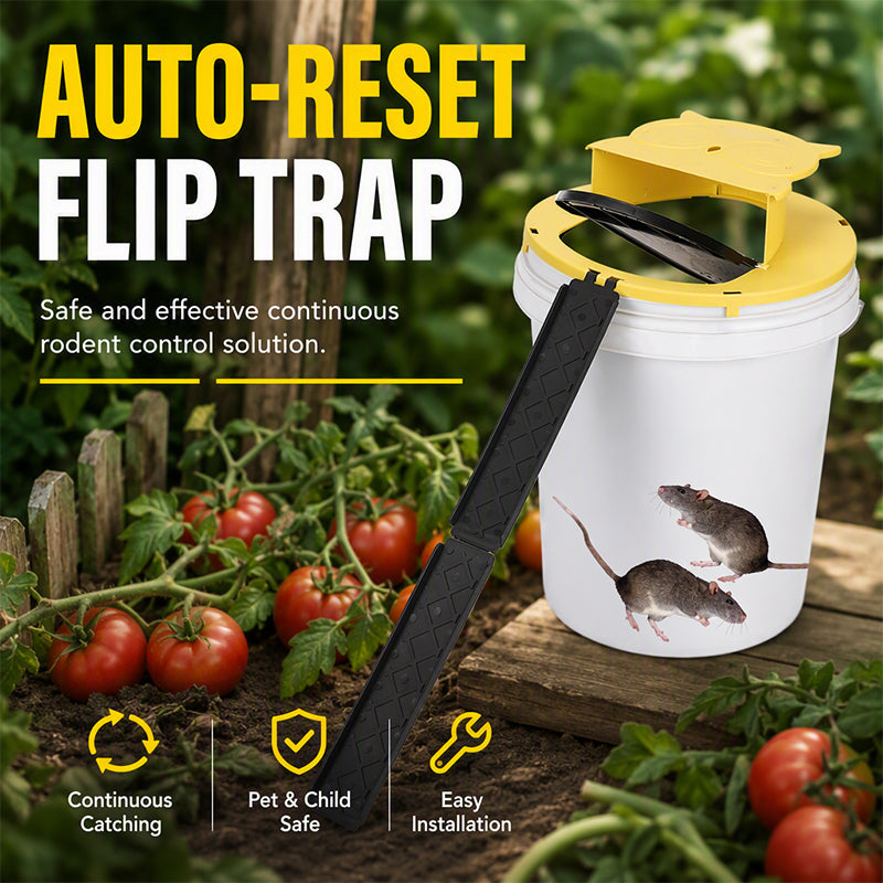 🐭 Mausefalle mit automatischer Zurückstellung & Klappdeckel