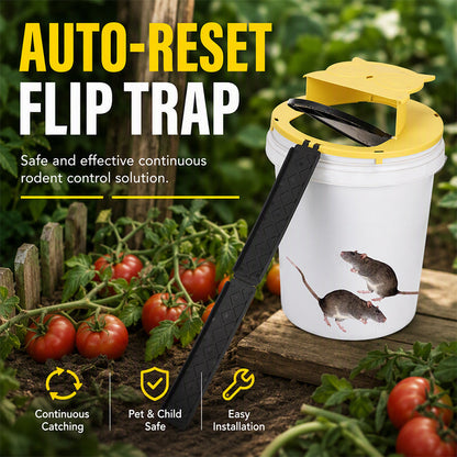 🐭 Mausefalle mit automatischer Zurückstellung & Klappdeckel