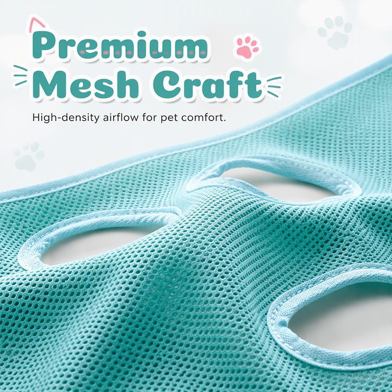 🐾 Pflege-Hängematte für Katzen und Hunde, zum Baden, Krallen schneiden und Pflegen, atmungsaktiv
