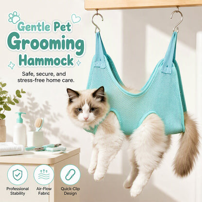 🐾 Pflege-Hängematte für Katzen und Hunde, zum Baden, Krallen schneiden und Pflegen, atmungsaktiv