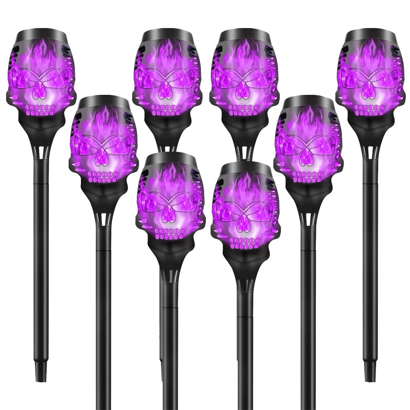 🎃 Halloween Deal | Solar Totenkopf Gartenstab-Lichter