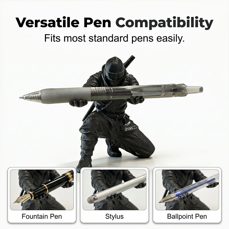 🗡️ Kreativer Stiftehalter in Form eines Ninja-Kriegers, 3D-gedruckt