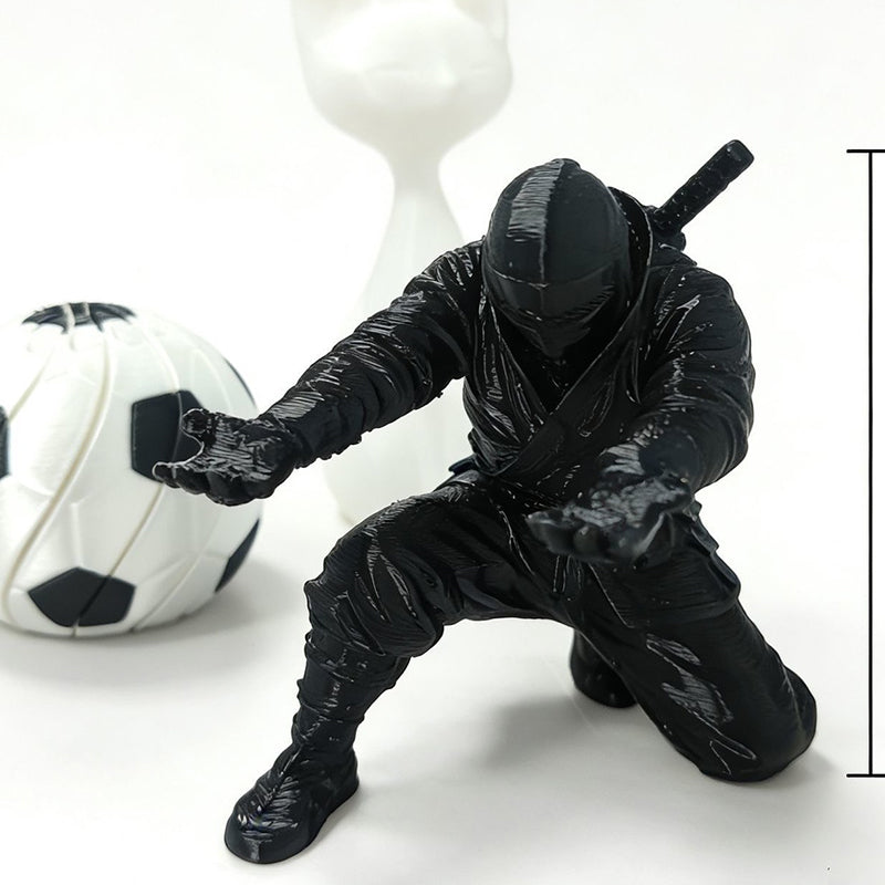 🗡️ Kreativer Stiftehalter in Form eines Ninja-Kriegers, 3D-gedruckt
