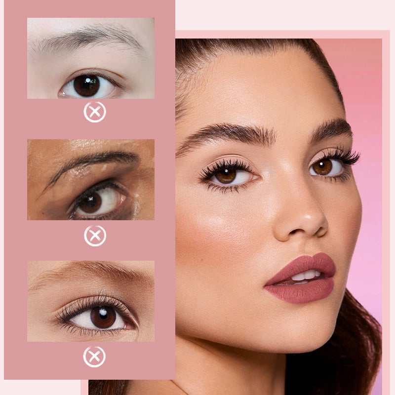 ✨2-in-1-Mascara für Volumen und Schwung | Wisch- und wasserbeständig, Schwarz