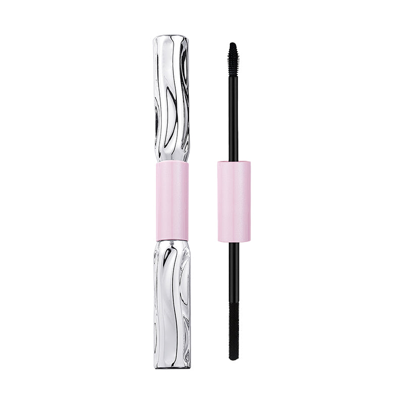 ✨2-in-1-Mascara für Volumen und Schwung | Wisch- und wasserbeständig, Schwarz