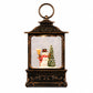 🎄 Weihnachts-Nachtlicht im Vintage-Stil mit Schneefallmotiv