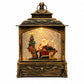 🎄 Weihnachts-Nachtlicht im Vintage-Stil mit Schneefallmotiv