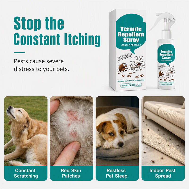 🌿 Natural Pet Parasite & Insect Repellent Spray