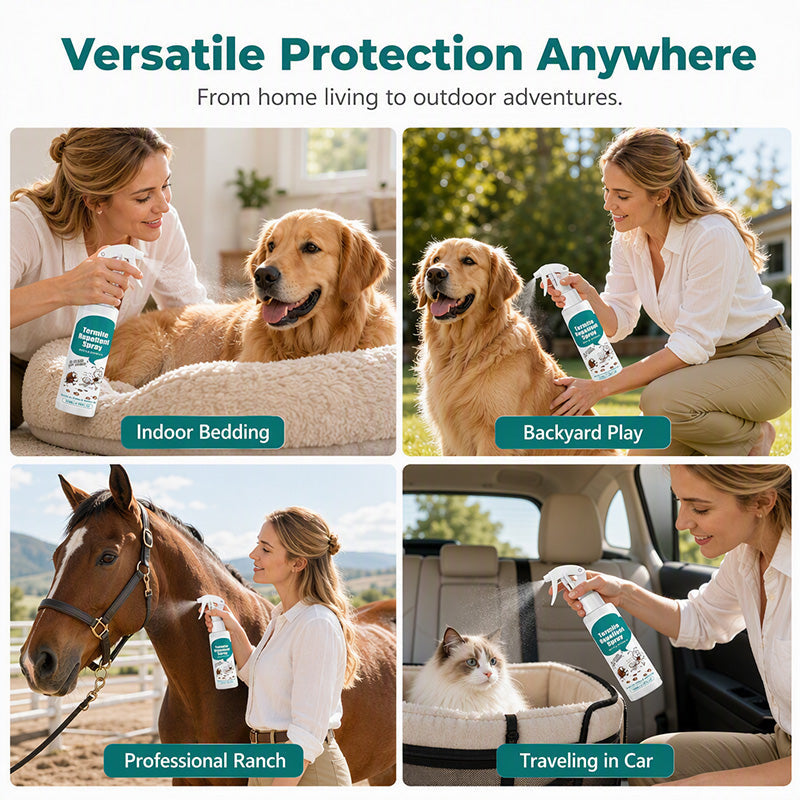 🌿 Natural Pet Parasite & Insect Repellent Spray