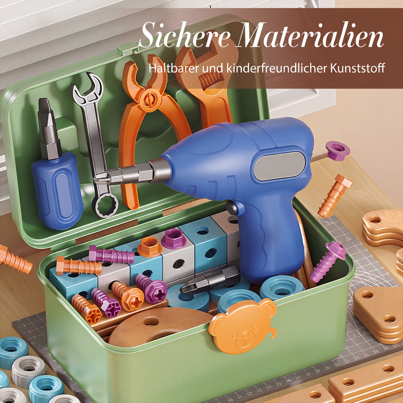 📢📢 JETZT 50 % RABATT!! ⏰🧠 Pädagogisches DIY-Werkzeugset für Kinder