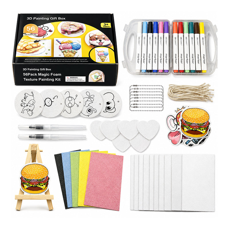 🎨 Aufschäumendes Schaum‑Mal‑Set für Kinder – Alles enthalten, sofort mit dem Basteln loslegen!