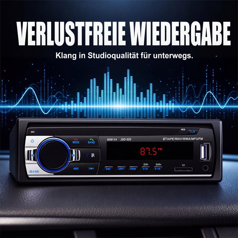 🚗 50% RABATT! 🎵 Bluetooth-Autoradio – Kabelloses Streaming, Freisprechfunktion & einfache Installation – Verwandelt Ihr altes Autoradio in ein modernes System ✨