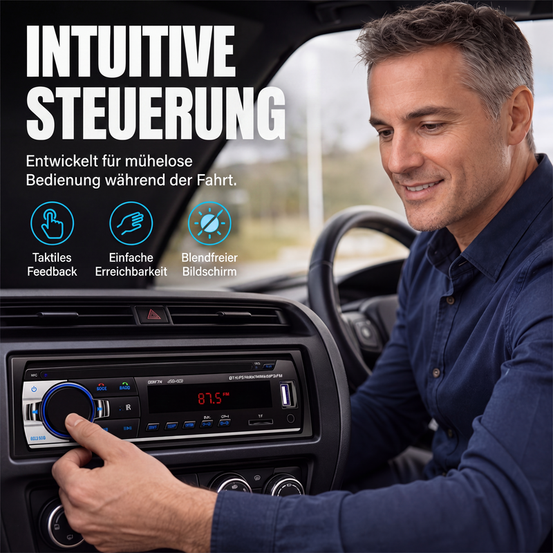 🚗 50% RABATT! 🎵 Bluetooth-Autoradio – Kabelloses Streaming, Freisprechfunktion & einfache Installation – Verwandelt Ihr altes Autoradio in ein modernes System ✨