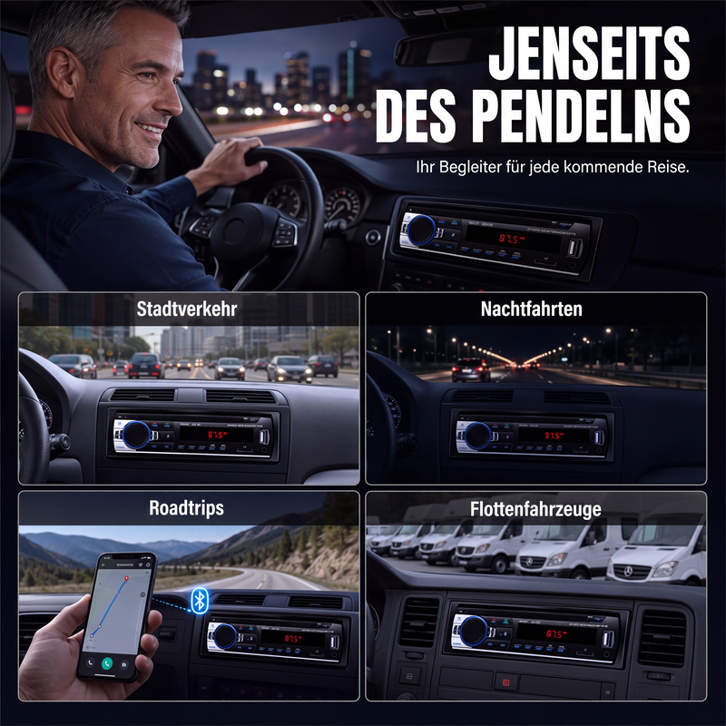 🚗 50% RABATT! 🎵 Bluetooth-Autoradio – Kabelloses Streaming, Freisprechfunktion & einfache Installation – Verwandelt Ihr altes Autoradio in ein modernes System ✨