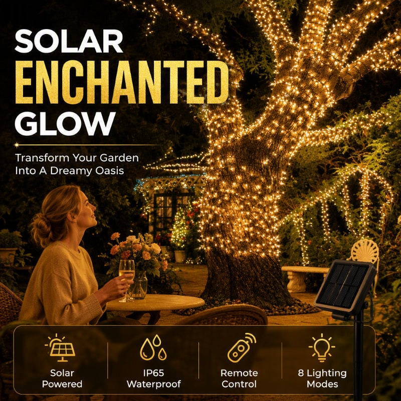 🎁50 % Rabatt! Solar‑Dekor‑Lichterketten 🏠Unverzichtbare Dekoration für den Garten