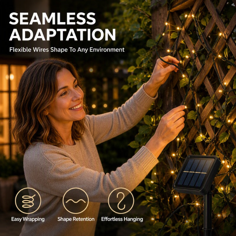 🎁50 % Rabatt! Solar‑Dekor‑Lichterketten 🏠Unverzichtbare Dekoration für den Garten