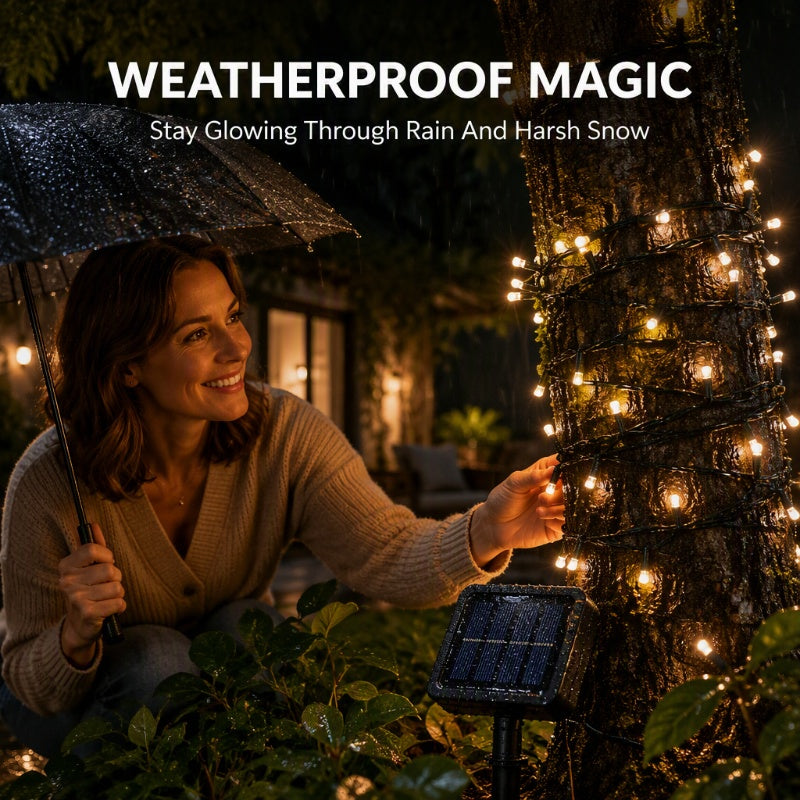 🎁50 % Rabatt! Solar‑Dekor‑Lichterketten 🏠Unverzichtbare Dekoration für den Garten