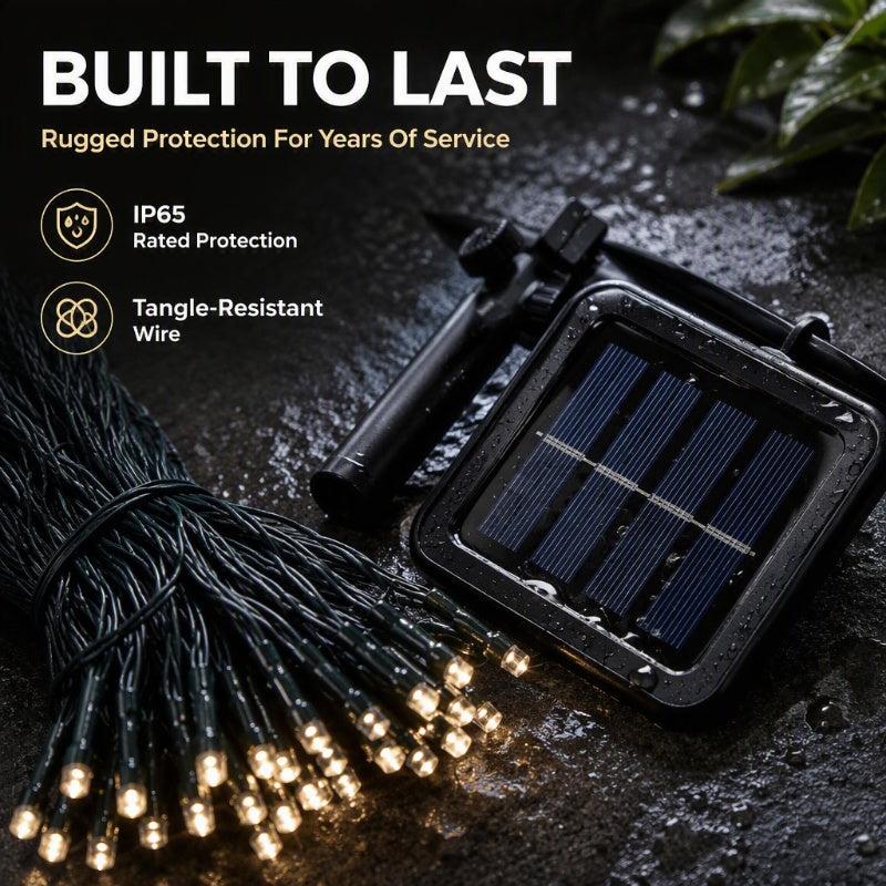 🎁50 % Rabatt! Solar‑Dekor‑Lichterketten 🏠Unverzichtbare Dekoration für den Garten