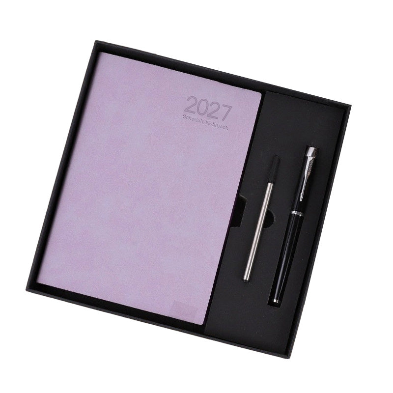 🔥🎁 2+1 GRATIS!!🥳📔 Minimalistischer 2027 Tagesplaner‑Notizbuch