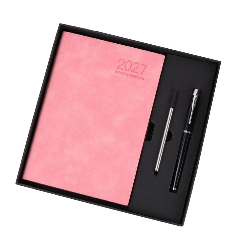 🔥🎁 2+1 GRATIS!!🥳📔 Minimalistischer 2027 Tagesplaner‑Notizbuch