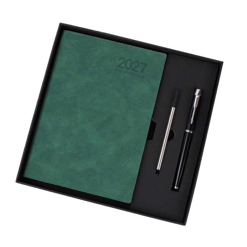 🔥🎁 2+1 GRATIS!!🥳📔 Minimalistischer 2027 Tagesplaner‑Notizbuch