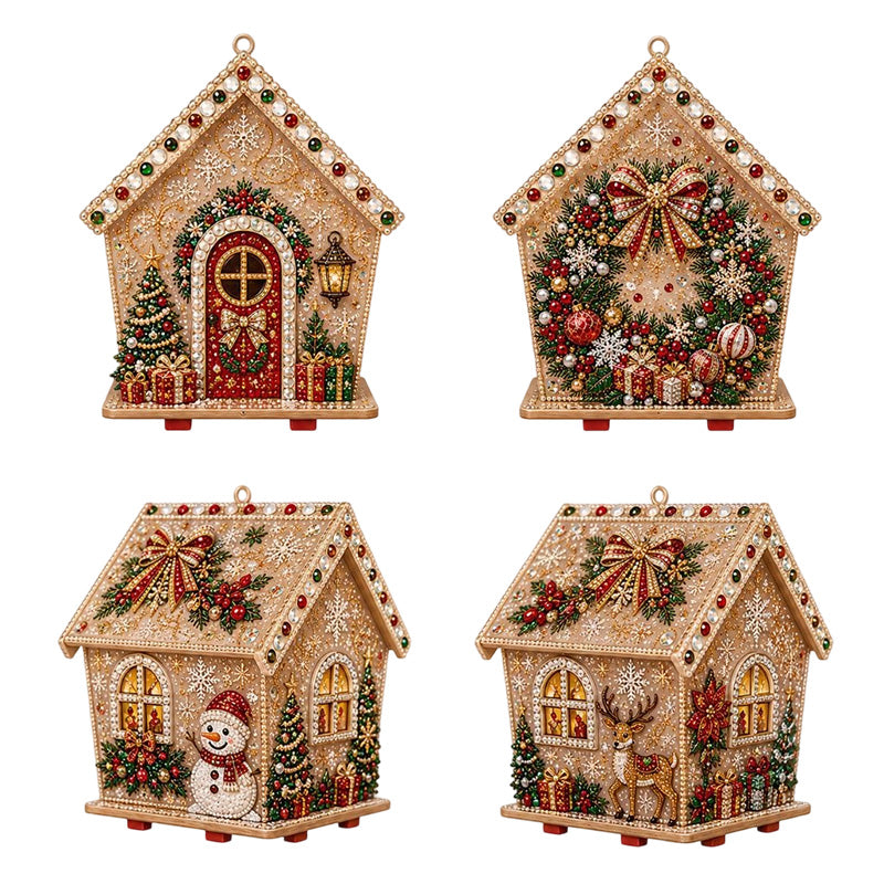 ☃️🎄 3D‑Weihnachts‑Perlenkunst‑Bastelset zum Selbermachen – Kreatives Weihnachts‑DIY für Groß und Klein