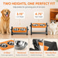 🍽️ 50% RABATT! 🐾 Höhenverstellbarer ergonomischer Futternapf – Verstellbar, rutschfest & gesündere Haltung für Hunde & Katzen 🐕