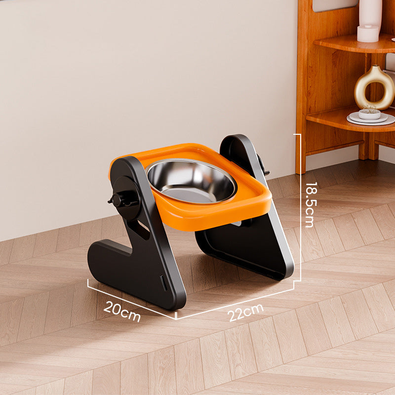 🍽️ 50% RABATT! 🐾 Höhenverstellbarer ergonomischer Futternapf – Verstellbar, rutschfest & gesündere Haltung für Hunde & Katzen 🐕