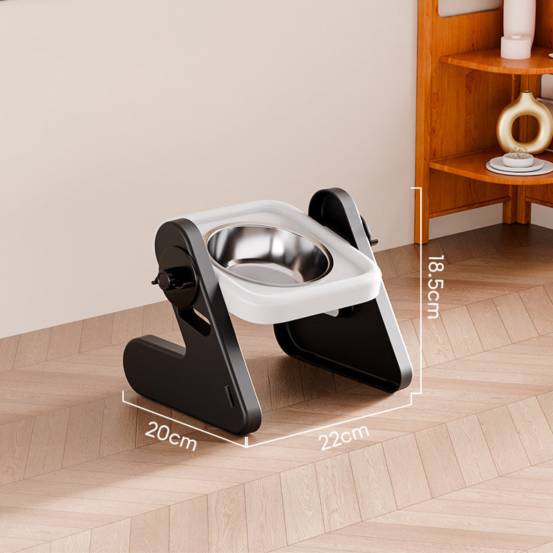 🍽️ 50% RABATT! 🐾 Höhenverstellbarer ergonomischer Futternapf – Verstellbar, rutschfest & gesündere Haltung für Hunde & Katzen 🐕