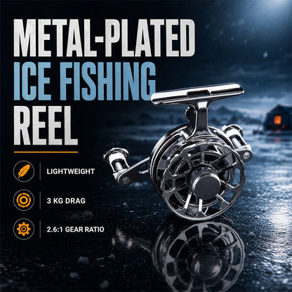 📢📢50 % Rabatt!! ⏰🎣 Leichte Metall‑Angelrolle mit doppelter Wipparm‑Konstruktion – stabil & komfortabel beim Angeln